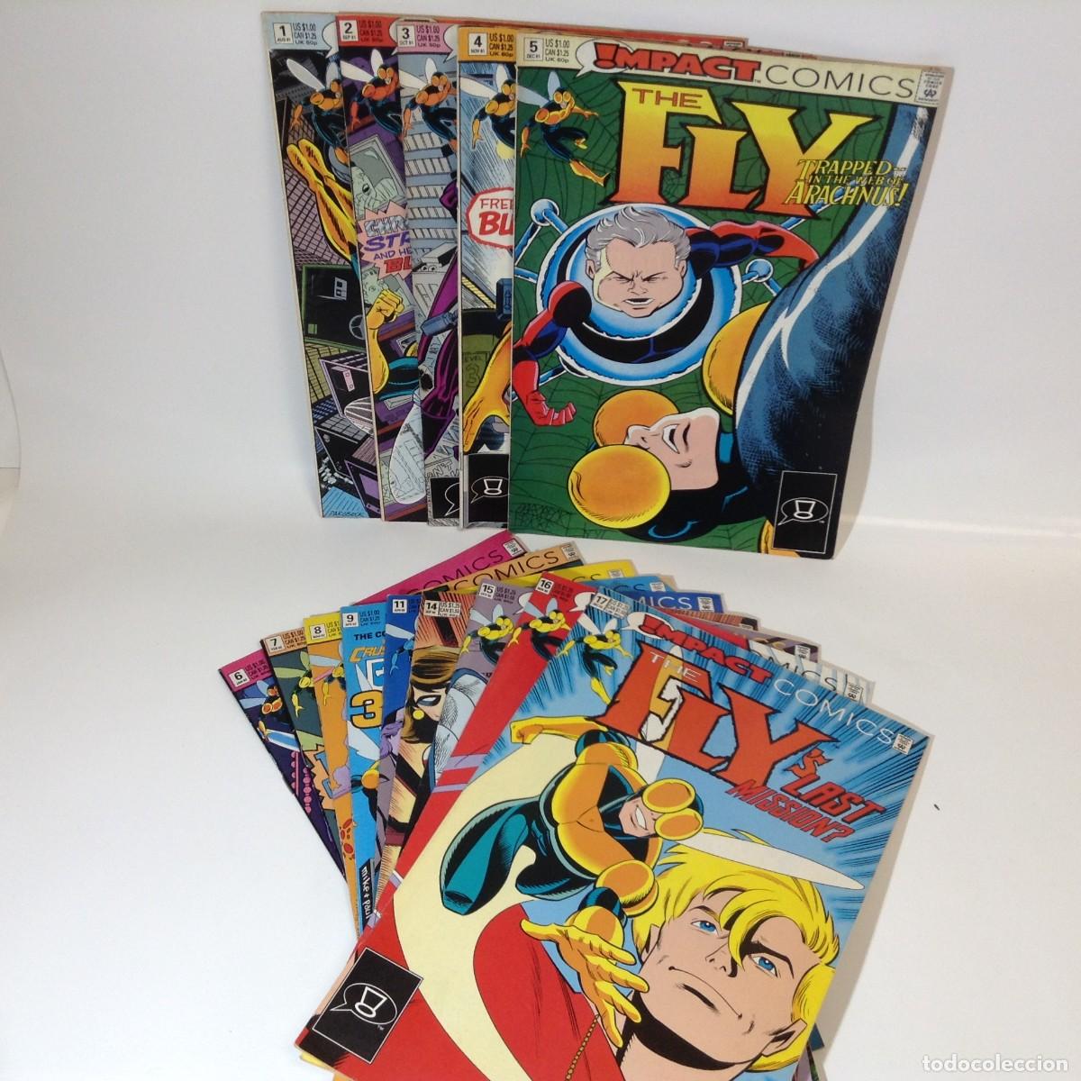 C&oacute;mics: LOTE THE FLY: N&ordm; 1, 2, 3, 4, 5, 6, 7, 8, 9, 11, 14, 15, 16 Y 17 *IMPACT COMICS* NUEVOS. EN INGLES