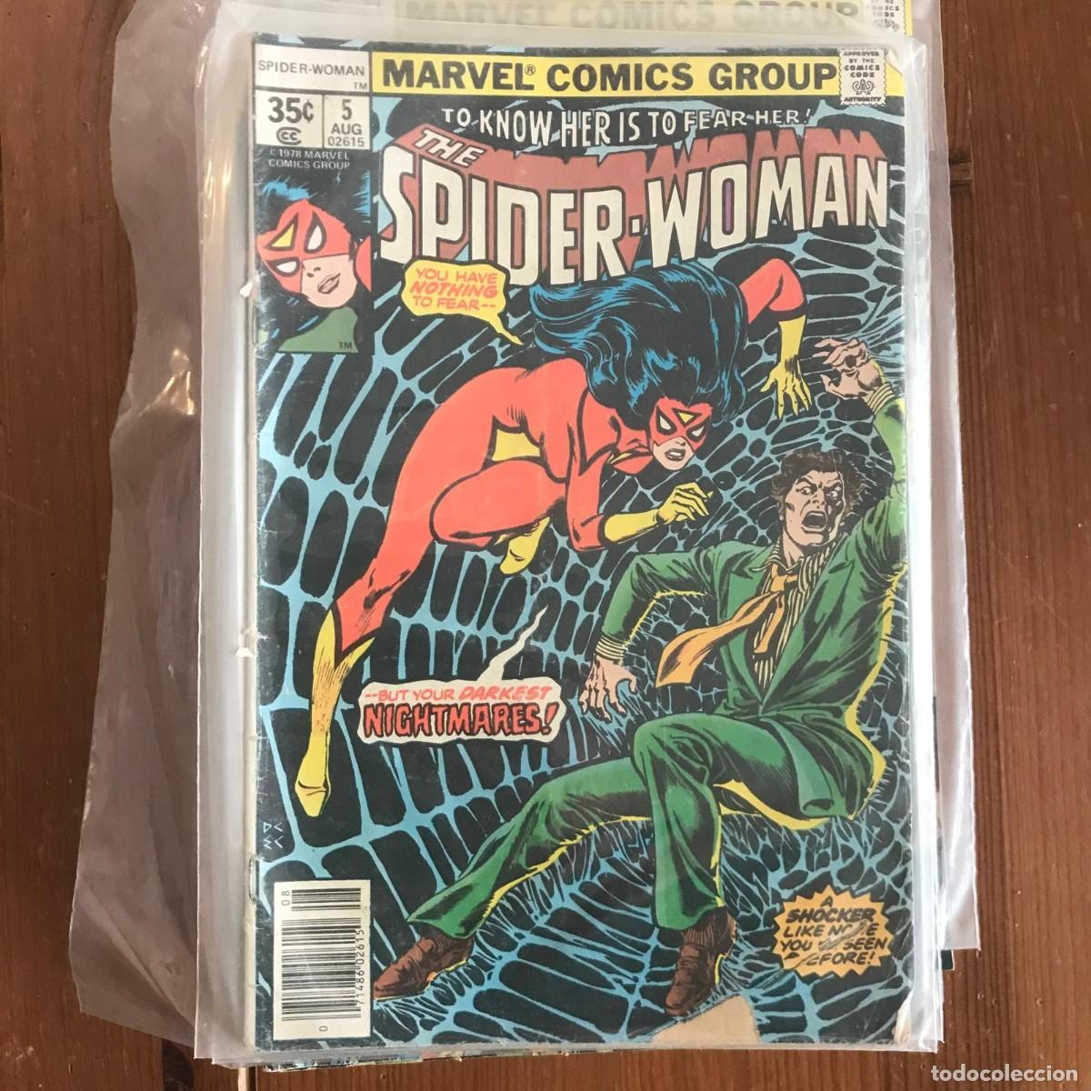 C&oacute;mics: MARVEL: SPIDER-WOMAN #5 - EN INGL&Eacute;S EDICI&Oacute;N USA 1978