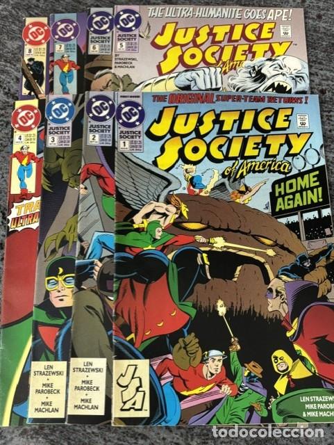 C&oacute;mics: JUSTICE SOCIETY OF AMERICA. MINISERIE 8 NUMEROS DE 10 (AGOSTO 92 - MARZO 93). ORIGINAL DC