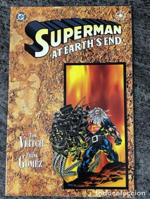 C&oacute;mics: SUPERMAN : AT EARTH&acute;S END. ORIGINAL DC, 1995. TOMO UNICO FORMATO PRESTIGE