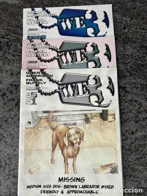 C&oacute;mics: WE3 - MINISERIE COMPLETA 3 NUMEROS. ORIGINAL DC VERTIGO, 2004. MORRISON - QUITELY. NUEVOS