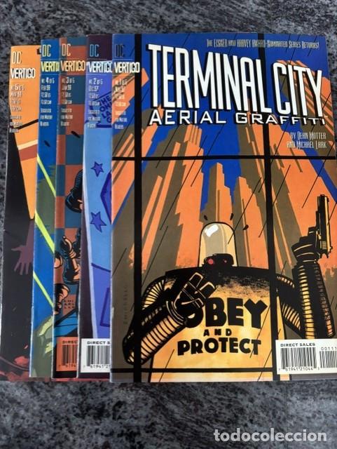 C&oacute;mics: TERMINAL CITY : AERIAL GRAFFITI. MINISERIE COMPLETA 5 NUMEROS. ORIGINAL DC VERTIGO, 1997-98