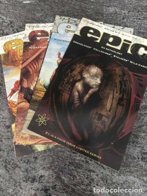 C&oacute;mics: EPIC AN ANTHOLOGY. MINISERIE COMPLETA 4 NUMEROS FORMATO PRESTIGE. EPIC COMICS, 1992