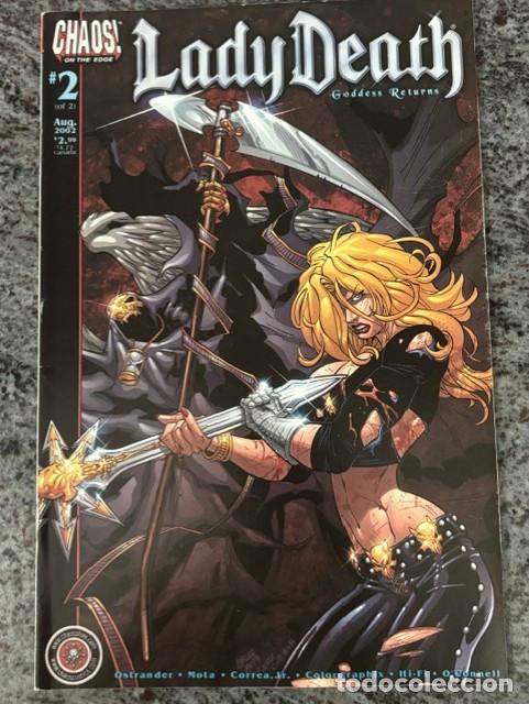 C&oacute;mics: LADY DEATH : GODDESS RETURNS N&ordm; 2 (DE 2). CHAOS COMICS, AGOSTO 2002