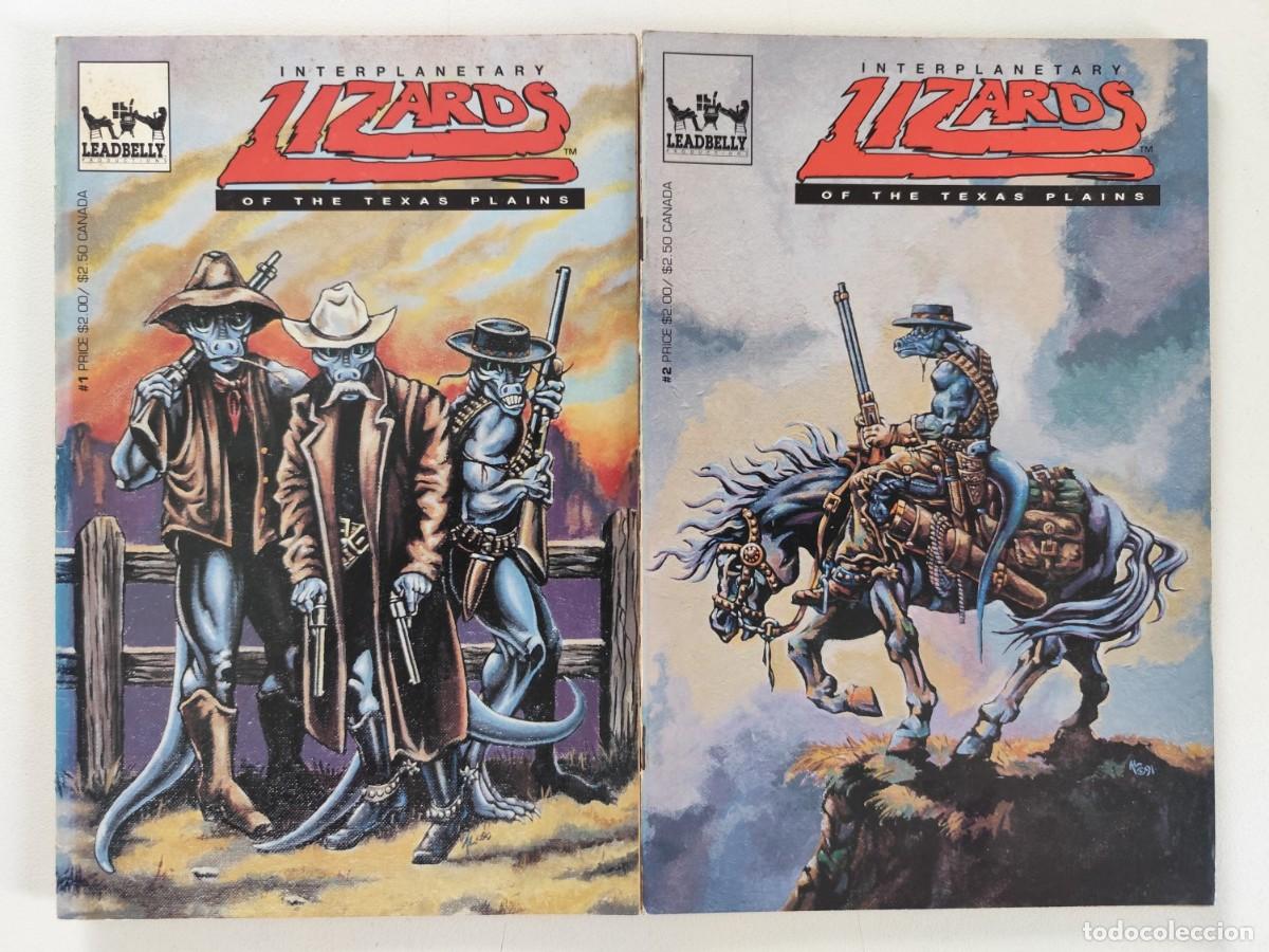 C&oacute;mics: Interplanetary Lizards of the Texas Plains # 1-2 (Summa, Glenn A. Boyd) ~ LeadBelly (1991)