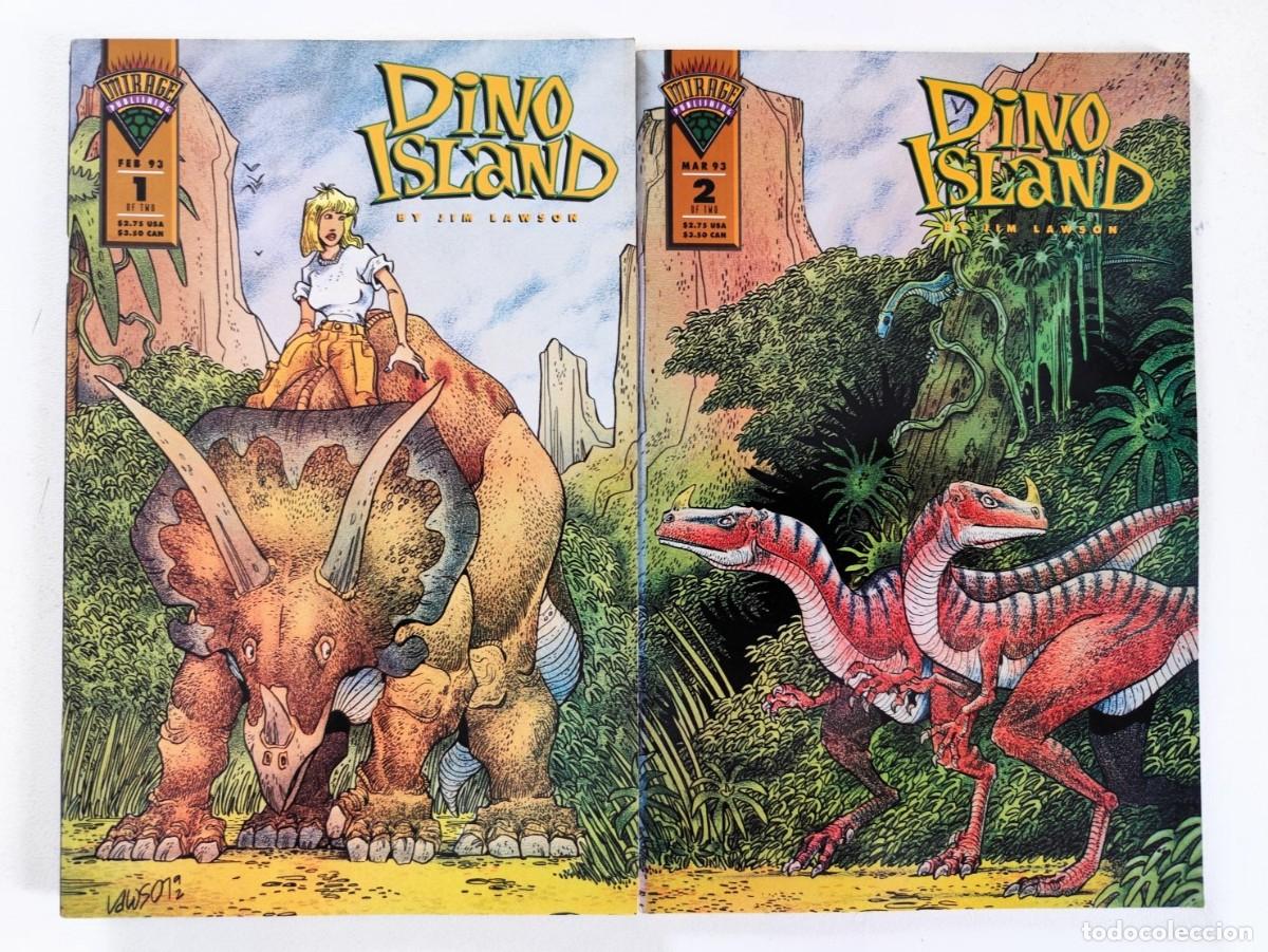 C&oacute;mics: DINO ISLAND # 1-2 (Jim Lawson) COMPLETA ~ Mirage (1993)