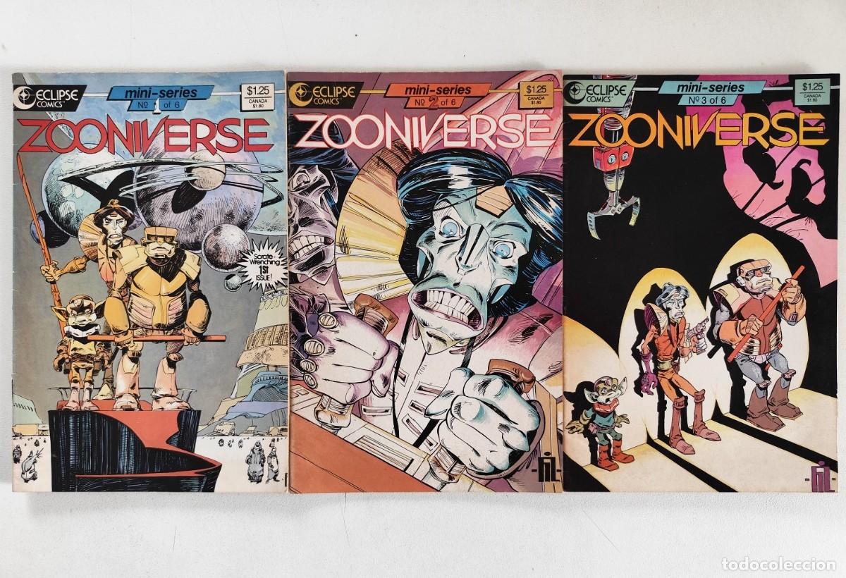 C&oacute;mics: ZOONIVERSE # 1-2-3 (Fil Barlow) ~ Eclipse (1986) - Foto 1