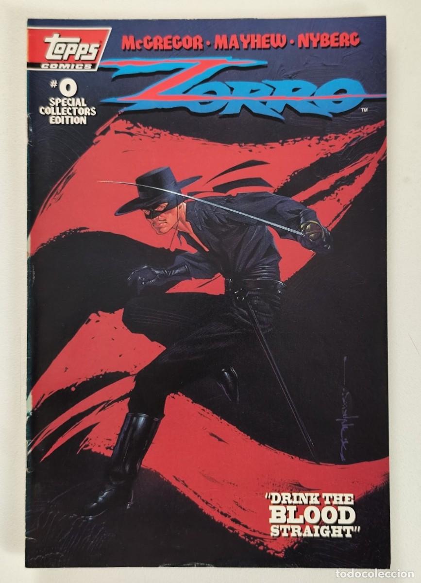 C&oacute;mics: ZORRO # 0 - Drink the Blood Straight (Don McGregor, Mike Mayhew) ~ Topps (1993)