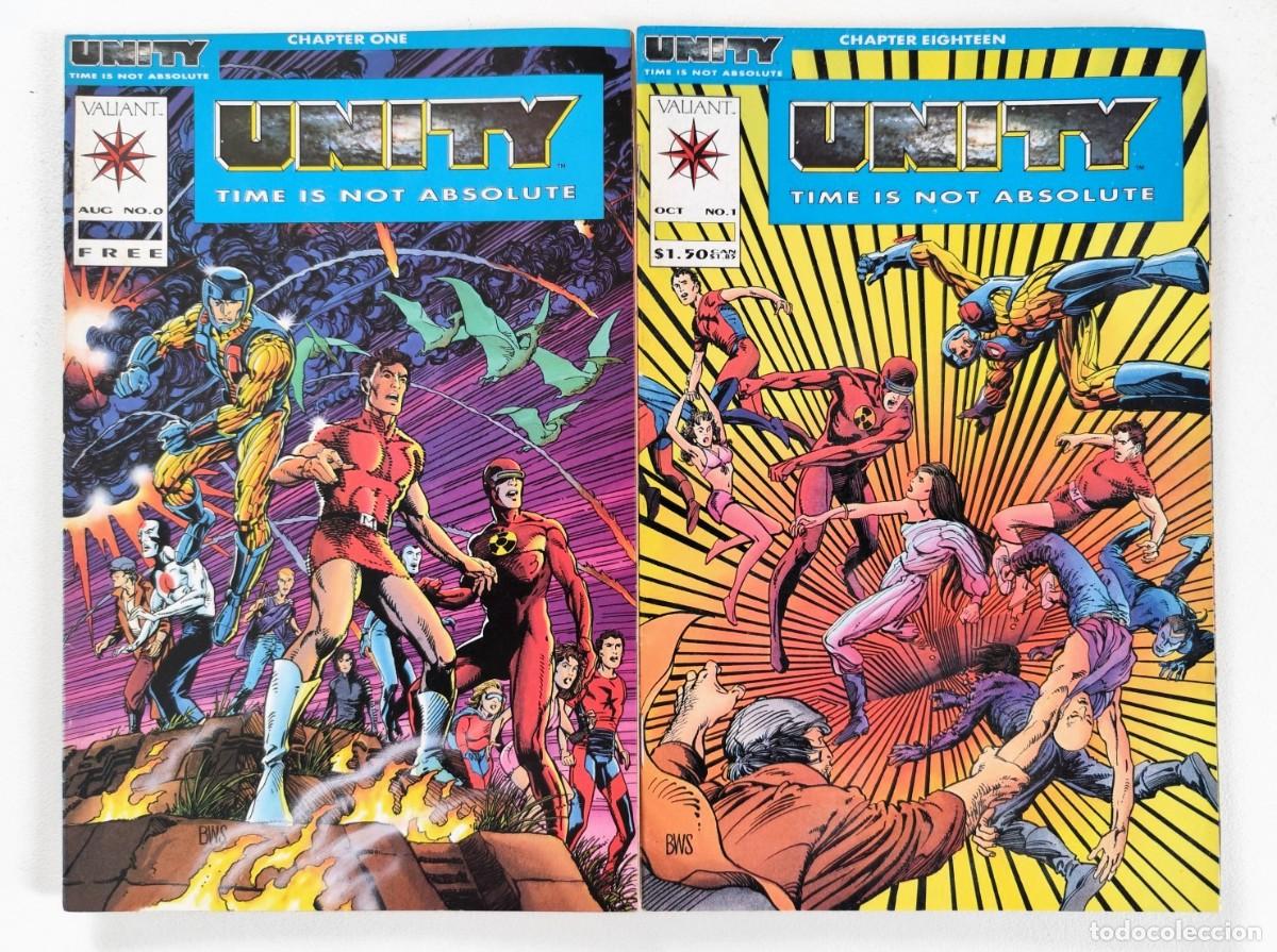C&oacute;mics: UNITY: Time is Not Absolute # 0-1 (Jim Shooter, Barry Windsor-Smith, Bob Layton) ~ Valiant (1992)