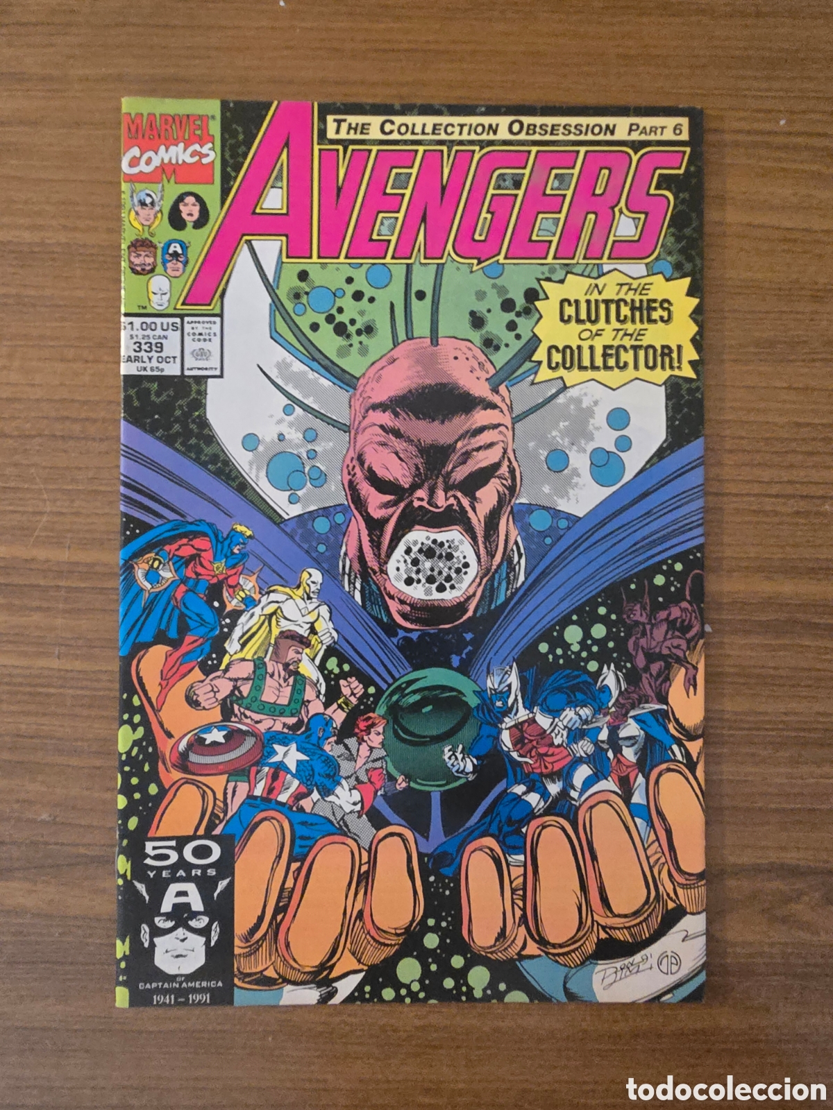 C&oacute;mics: AVENGERS,THE COLLECTION OBSESSION PARTE 6,NUMERO 339,(MARVEL COMICS) - Foto 1