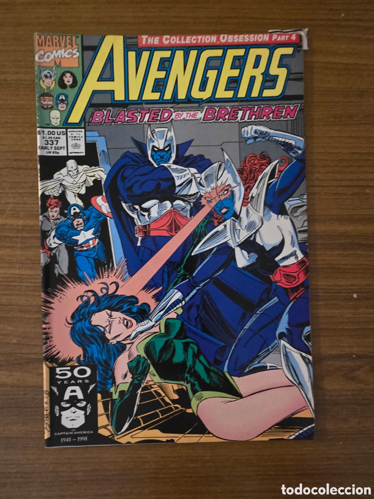 C&oacute;mics: AVENGERS,THE COLLECTION OBSESSION PARTE 4,NUMERO 337,(MARVEL COMICS) - Foto 1