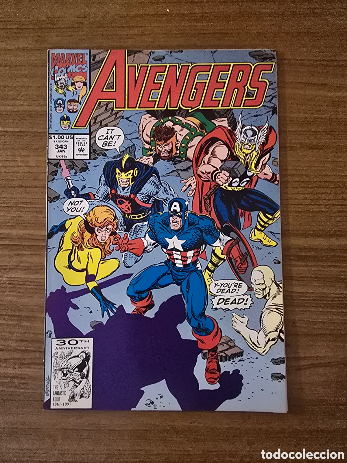C&oacute;mics: AVENGERS,NUMERO 343,(MARVEL COMICS) - Foto 1