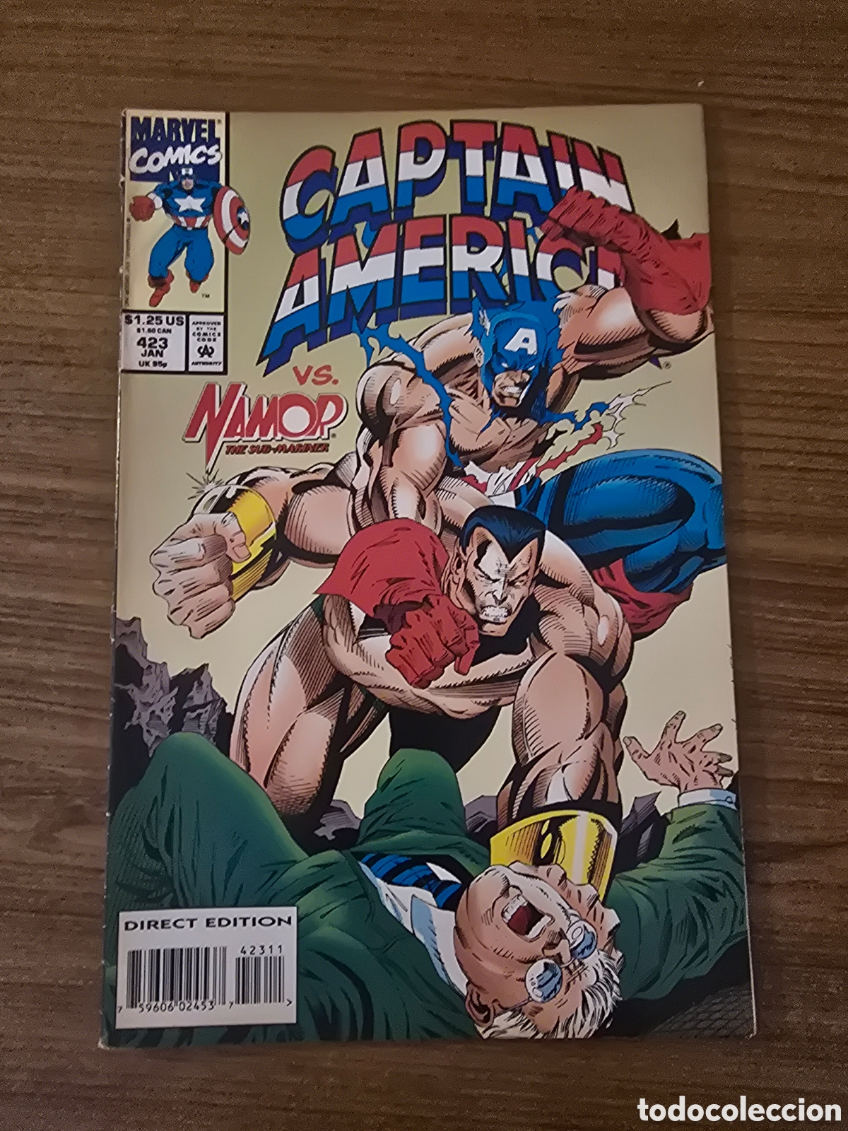 C&oacute;mics: CAPTAIN AMERICA, NUMERO 423,(MARVEL COMICS)