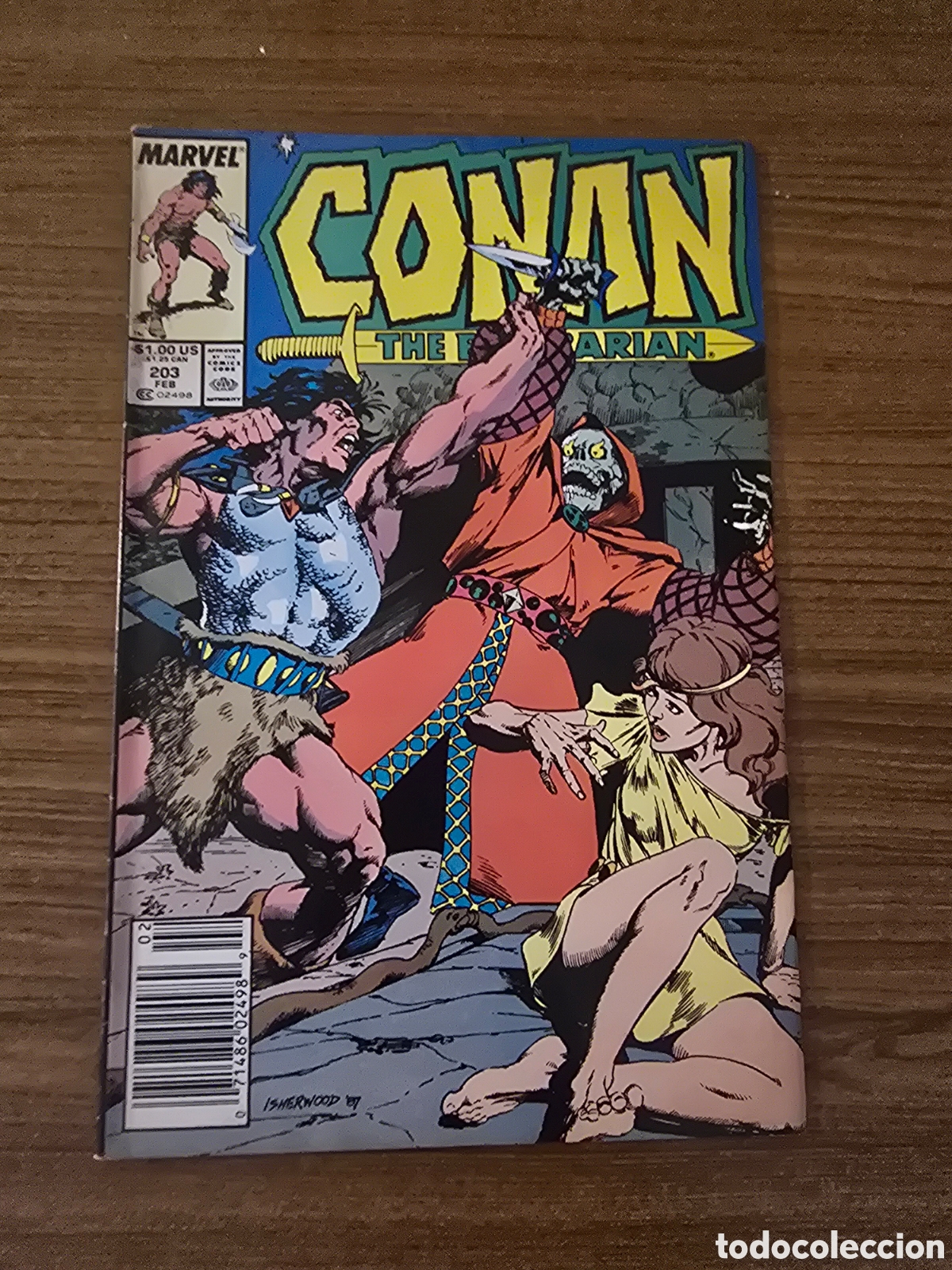 C&oacute;mics: CONAN THE BARBARIAN,NUMERO 203,(MARVEL) - Foto 1