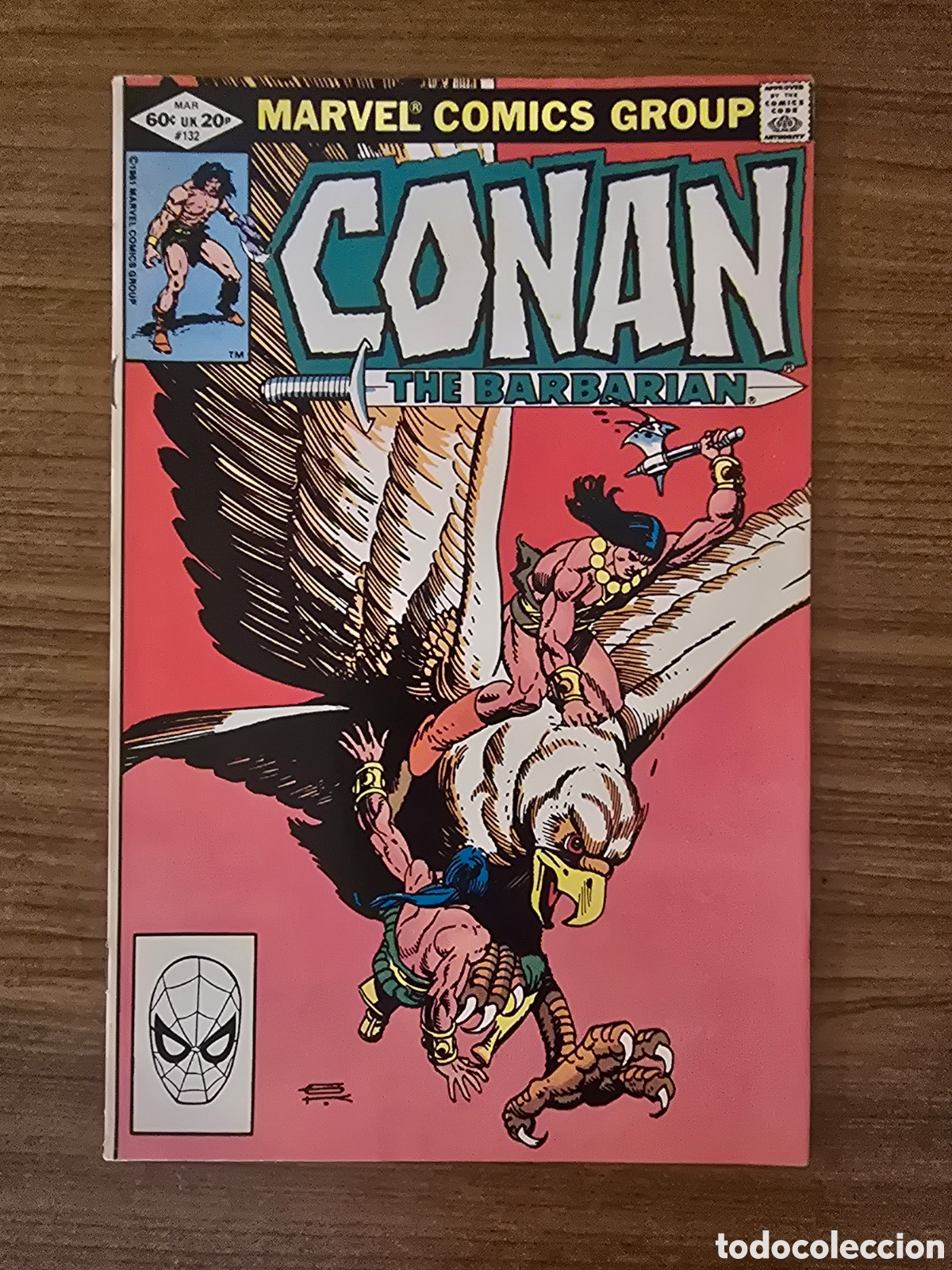 C&oacute;mics: CONAN THE BARBARIAN,NUMERO 132,(MARVEL)