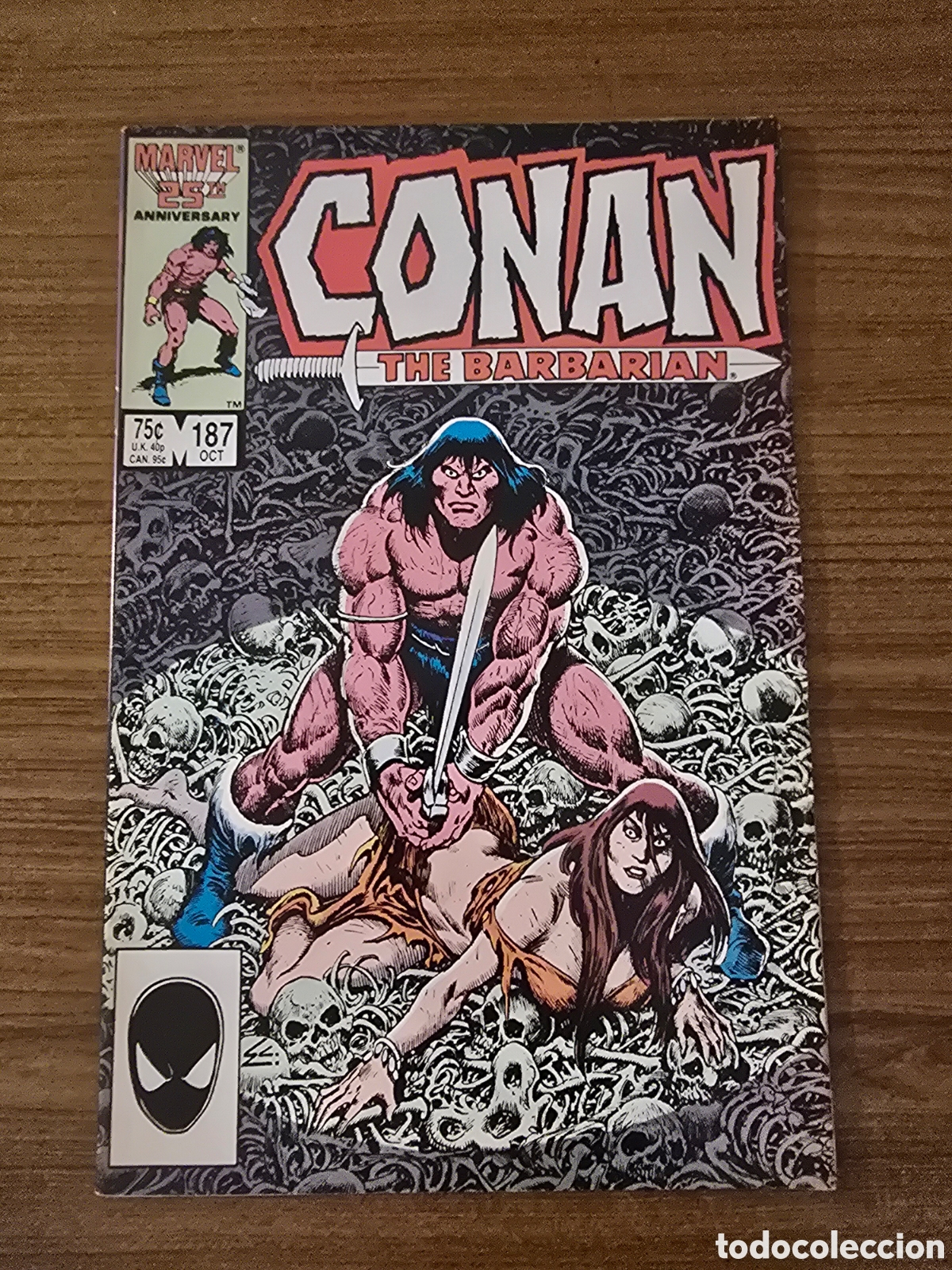 C&oacute;mics: CONAN THE BARBARIAN,NUMERO 187,(MARVEL) - Foto 1