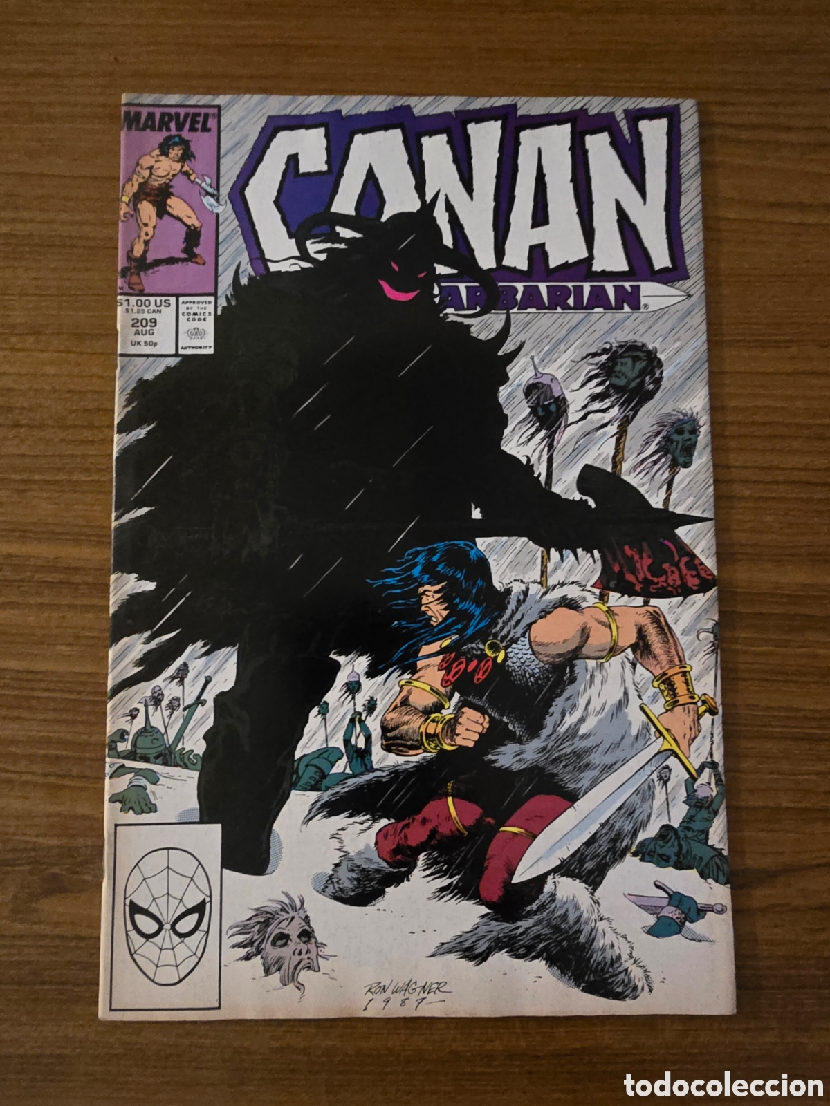 C&oacute;mics: CONAN THE BARBARIAN,NUMERO 209,(MARVEL) - Foto 1