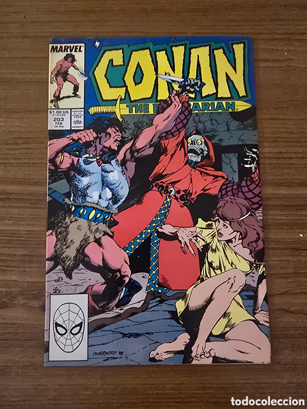C&oacute;mics: CONAN THE BARBARIAN,NUMERO 203,(MARVEL) - Foto 1