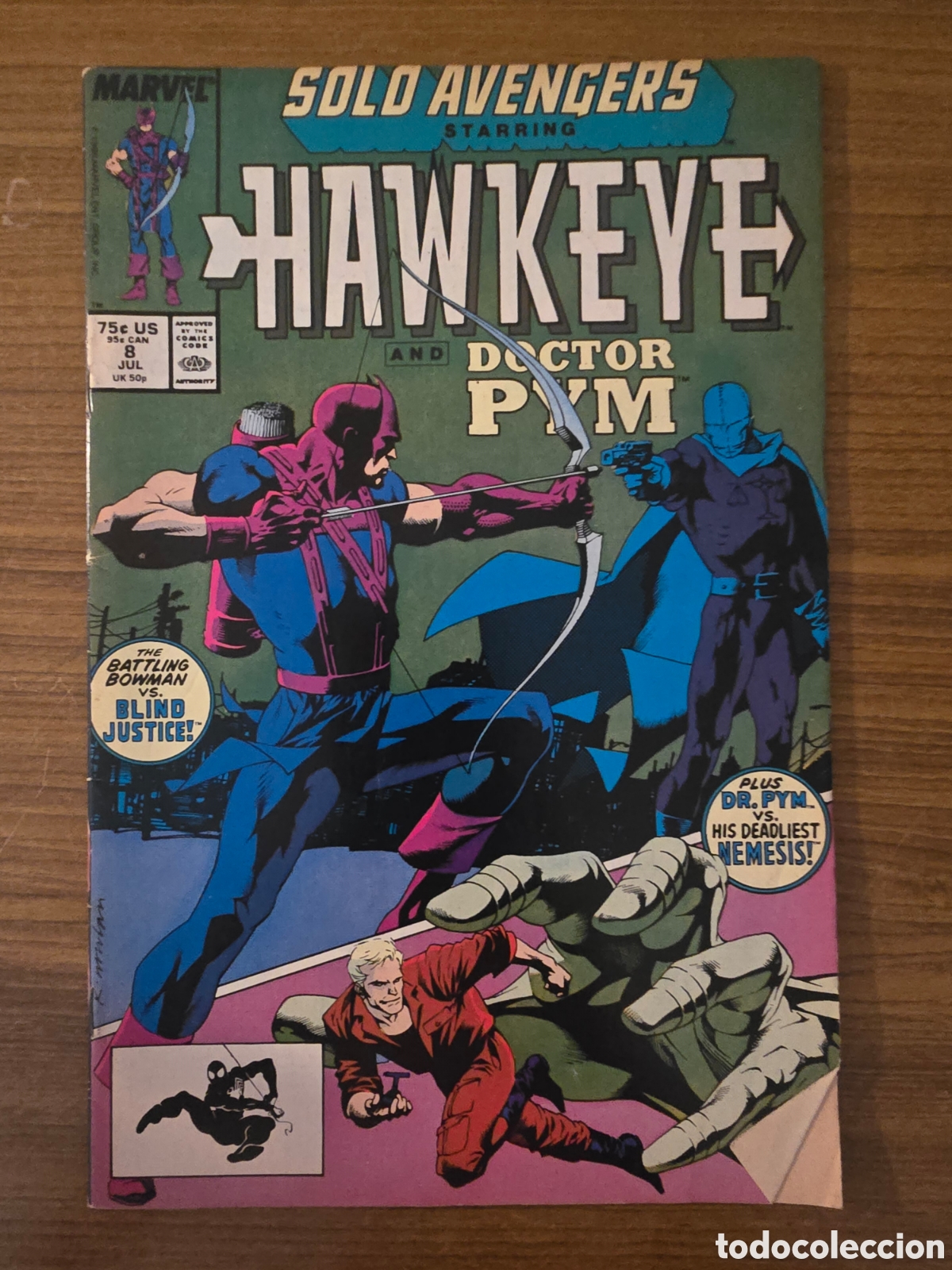 C&oacute;mics: SOLD AVENGERS STARRING,HAWKEYE,NUMERO 8,(MARVEL)