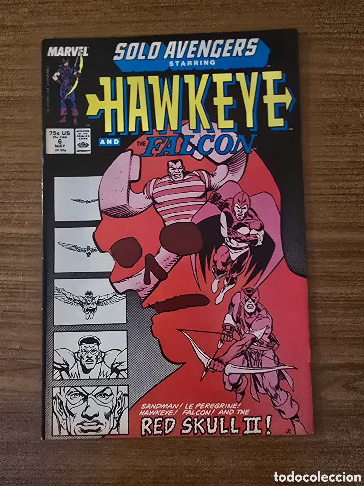 C&oacute;mics: SOLD AVENGERS STARRING,HAWKEYE,NUMERO 6,(MARVEL)