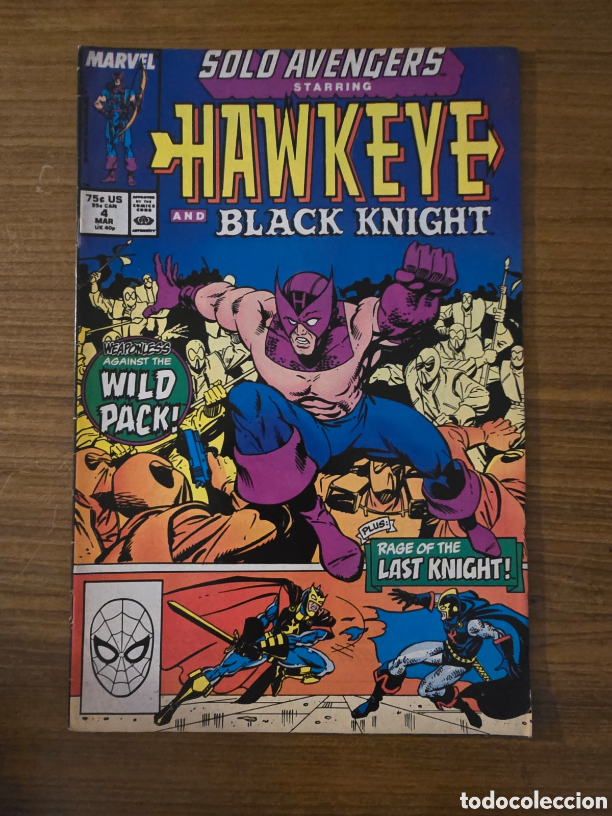 C&oacute;mics: SOLD AVENGERS STARRING,HAWKEYE,NUMERO 4,(MARVEL)