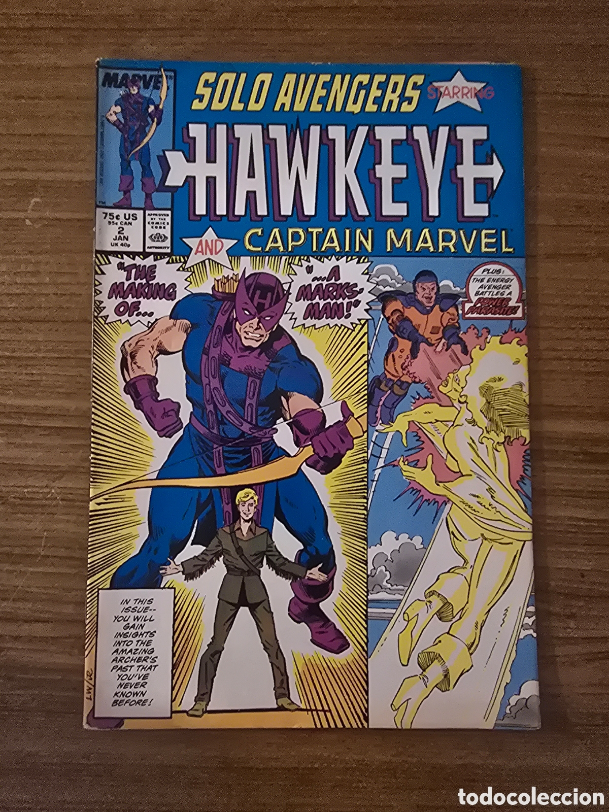 C&oacute;mics: SOLD AVENGERS STARRING,HAWKEYE,NUMERO 2,(MARVEL) - Foto 1