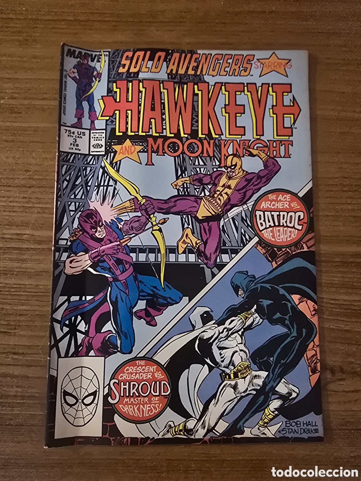 C&oacute;mics: SOLD AVENGERS STARRING,HAWKEYE,NUMERO 3,(MARVEL) - Foto 1
