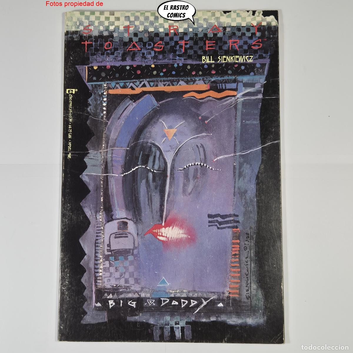 C&oacute;mics: Stray toasters, Model one, Bill Sienkiewicz, Marvel Epic USA, ingl&eacute;s