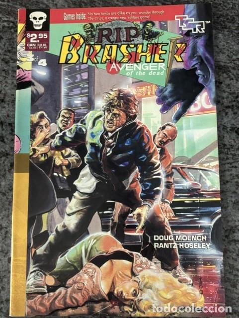 C&oacute;mics: BRASHER AVENGER OF THE DEAD N&ordm; 3 (DE 4). ORIGINAL RIP COMICS MODULE TSR , 1991. CASI NUEVO