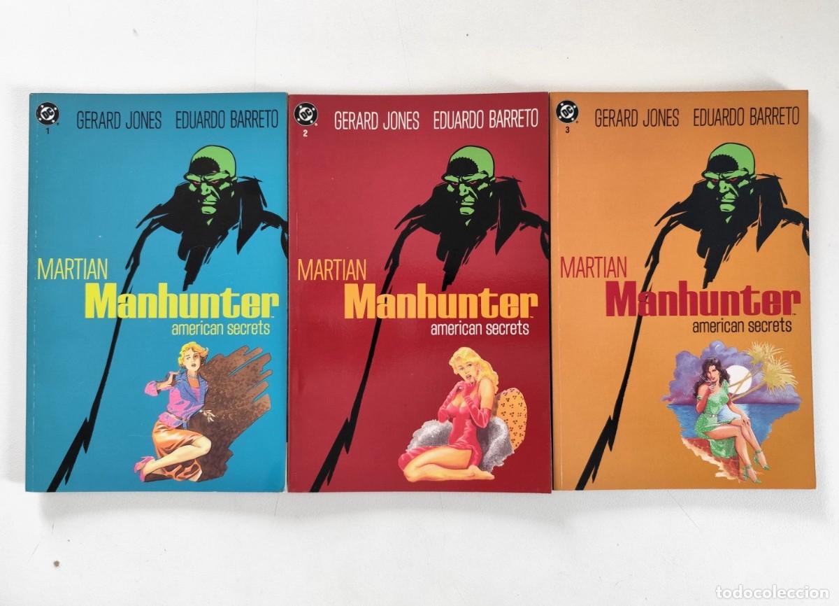 C&oacute;mics: Martian Manhunter: American Secrets # 1-2-3 (Gerard Jones, Eduardo Barreto) COMPLETA ~ DC (1992) USA