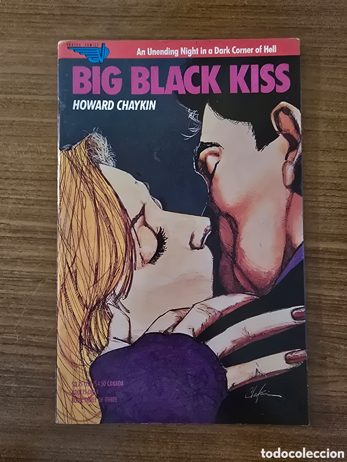 C&oacute;mics: BIG BLACK KISS,NUMERO 3 DE 3,(VORTEX COMICS) - Foto 1