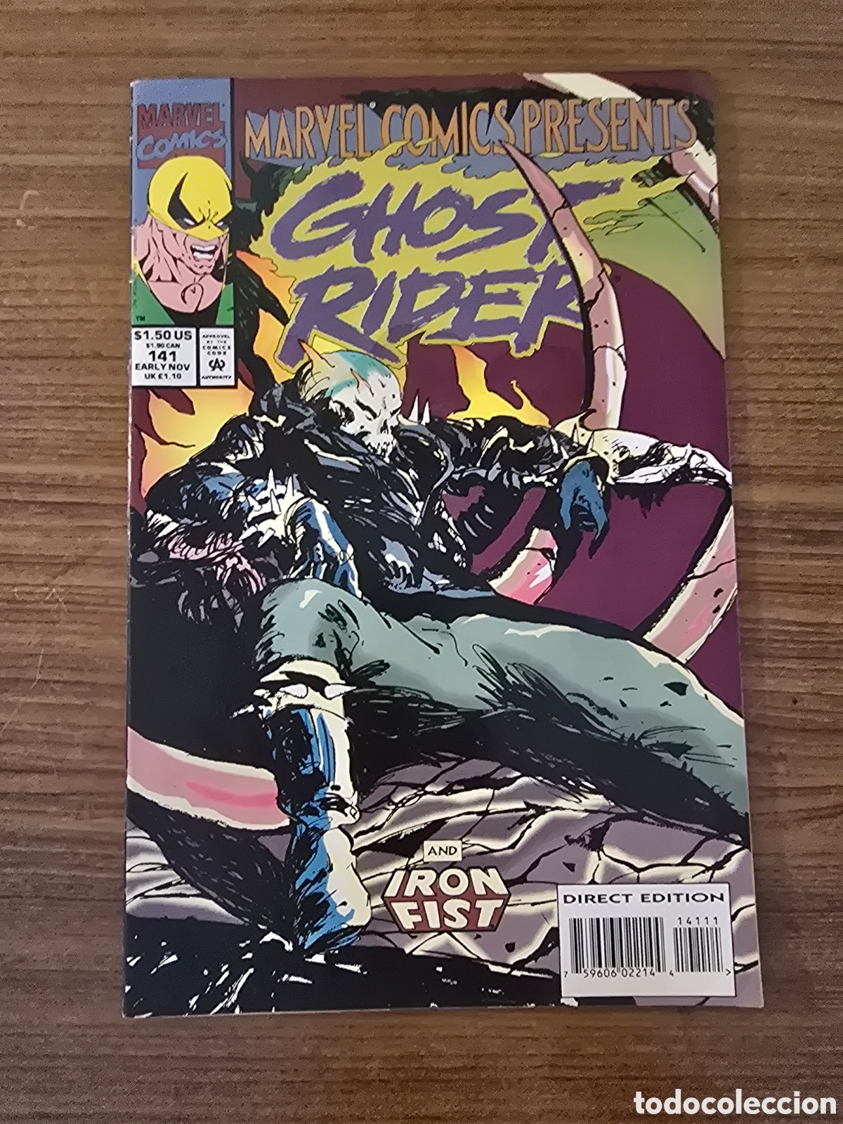 C&oacute;mics: WOLVERINE,GHOST RIDER,NUMERO 141,(MARVEL COMICS) - Foto 2