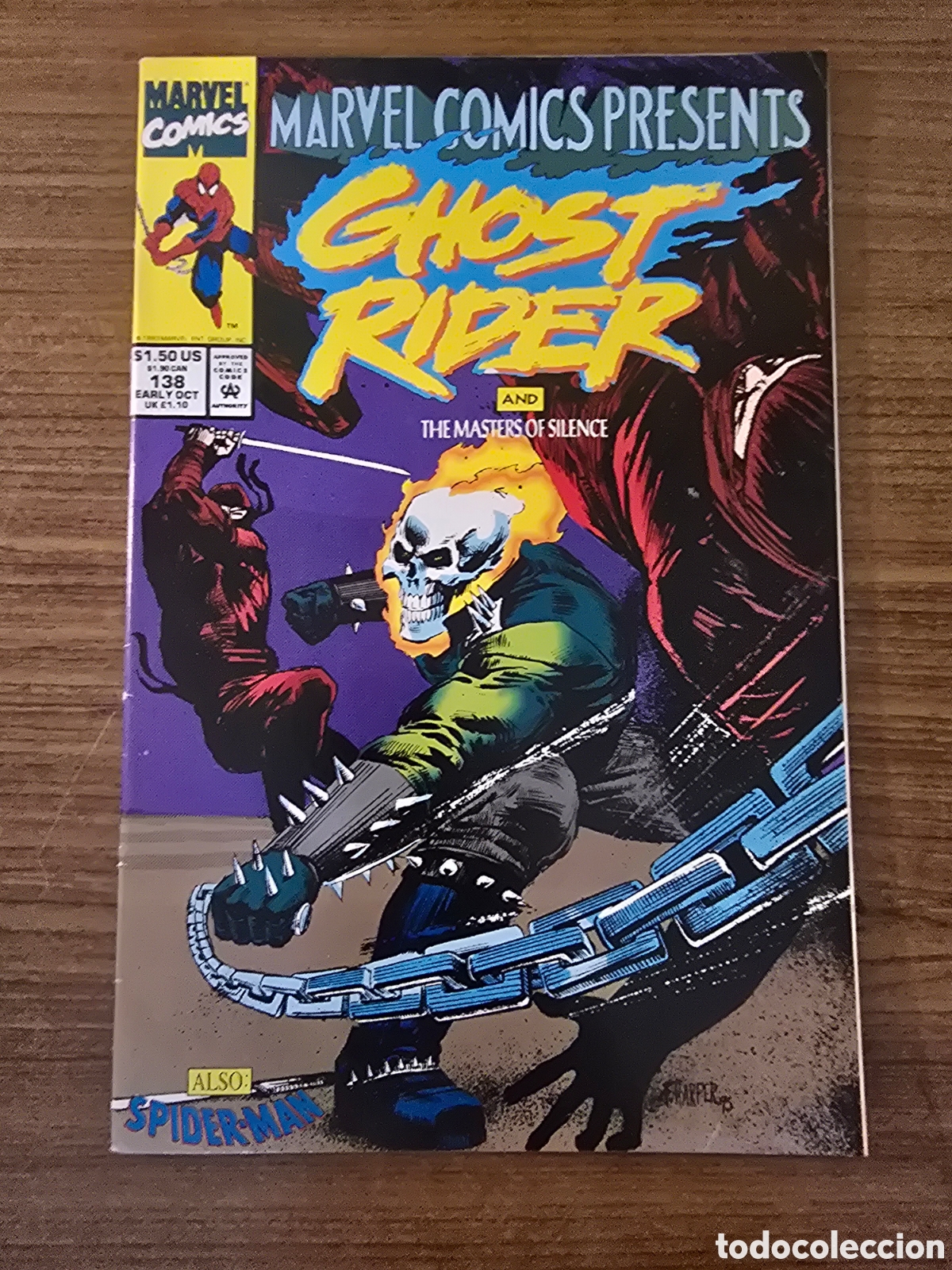 C&oacute;mics: WOLVERINE,GHOST RIDER,NUMERO 138,(MARVEL COMICS) - Foto 2