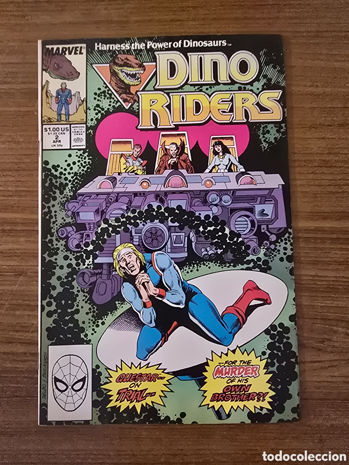 C&oacute;mics: DINO RIDERS,NUMERO 2,(MARVEL)