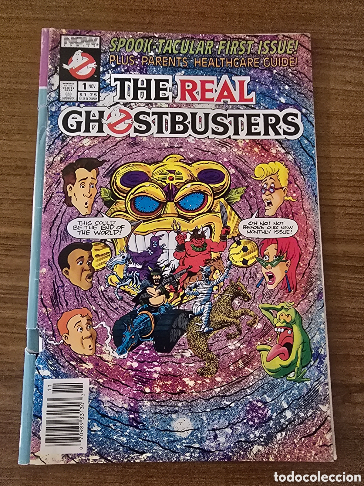C&oacute;mics: THE REAL GHOSTUBUSTERS,NUMERO 1,(NOW COMICS)