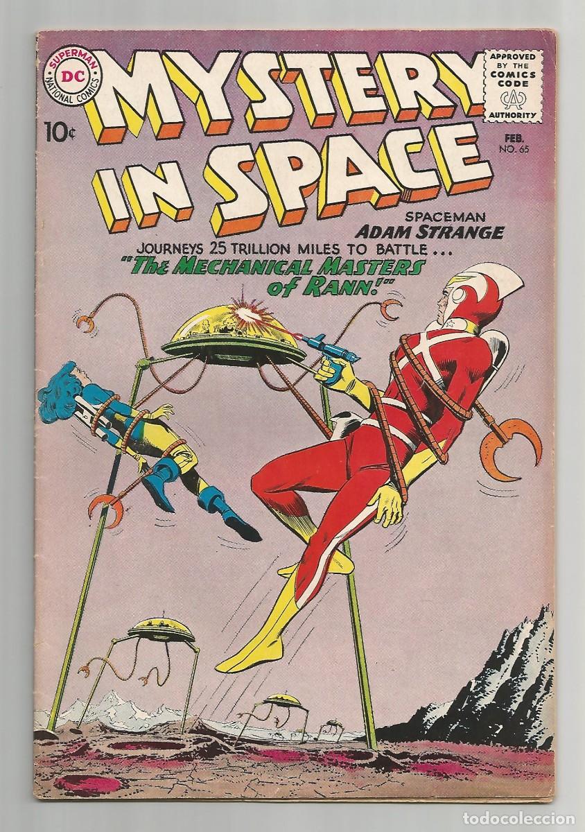 C&oacute;mics: MYSTERY IN SPACE #65 FN(6.0) ADAM STRANGE, DC COMICS 1961
