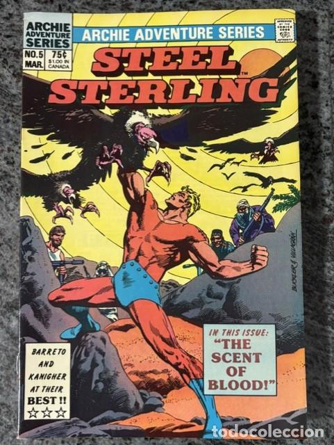 C&oacute;mics: ARCHIE ADVENTURE SERIES : STEEL STERLING N&ordm; 5 (MARZO 1984). ORIGINAL USA. MUY BUEN ESTADO