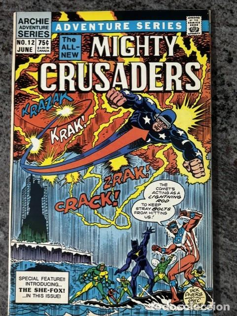C&oacute;mics: ARCHIE ADVENTURE SERIES : THE MIGHTY CRUSADERS N&ordm; 12 (JUNIO 1985). ORIGINAL USA. MUY BUEN ESTADO