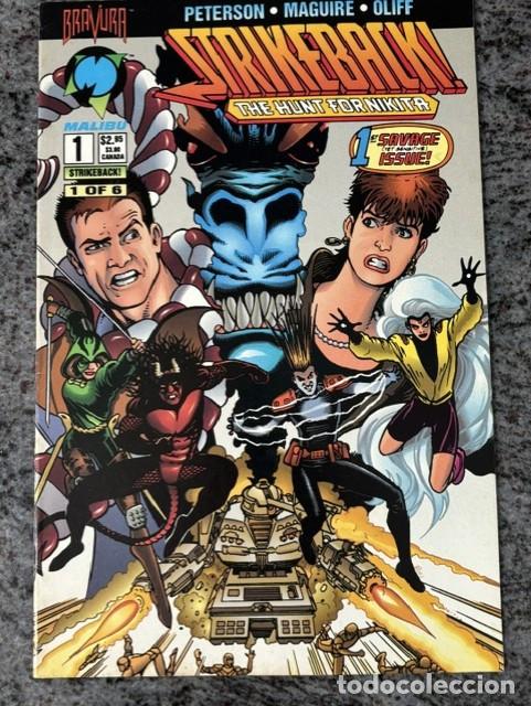 C&oacute;mics: STRIKEBACK : THE HUNT FOR NIKITA N&ordm; 1 (DE 4). ORIGINAL MALIBU - BRAVURA. OCTUBRE 1994