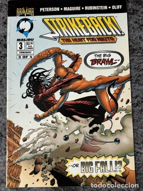 C&oacute;mics: STRIKEBACK : THE HUNT FOR NIKITA N&ordm; 3 (DE 4). ORIGINAL MALIBU - BRAVURA. DICIEMBRE 1994