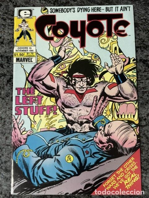 C&oacute;mics: COYOTE N&ordm; 15 (NOVIEMBRE 1985). ORIGINAL EPIC COMICS - MARVEL. MUY BUEN ESTADO