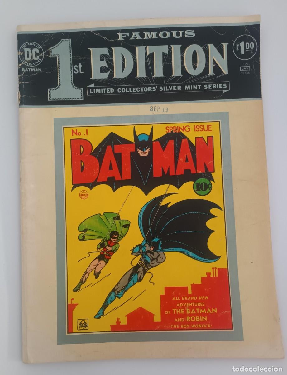 C&oacute;mics: Batman. Famous First Edition. Tama&ntilde;o treasury, edici&oacute;n original usa