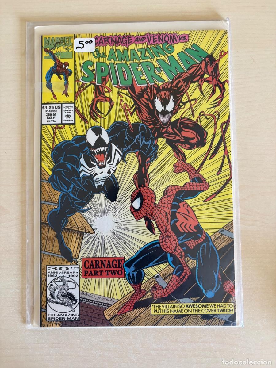 C&oacute;mics: The Amazing Spider-Man #362 (Marvel Comics USA, 1992)