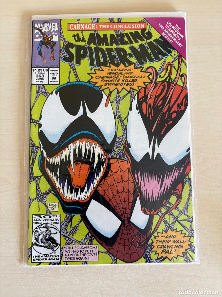 C&oacute;mics: The Amazing Spider-Man #363 (Marvel Comics USA, 1992)
