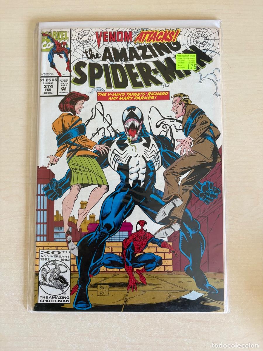 C&oacute;mics: The Amazing Spider-Man #374 (Marvel Comics USA, 1993)