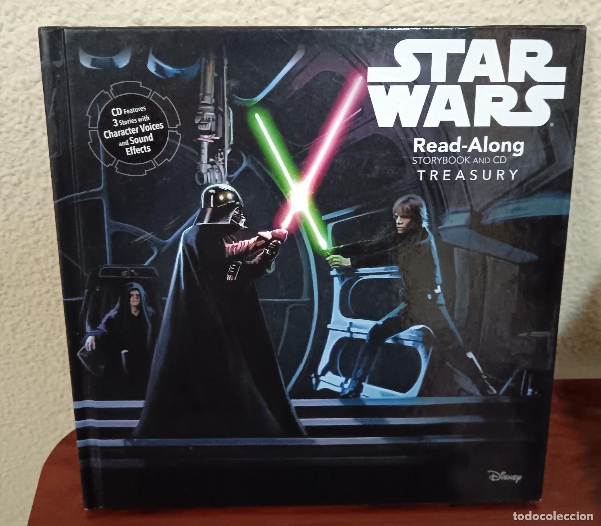C&oacute;mics: STAR WARS READ-ALONG STORYBOOK AND CD TREASURY DISNEY TM A&Ntilde;O 2015 EN INGL&Eacute;S