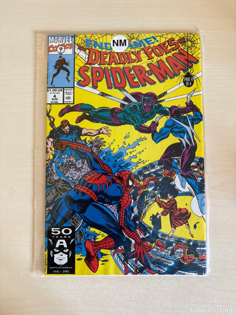 C&oacute;mics: The Deadly Foes of Spider-Man #4 (Marvel Comics USA, 1991)