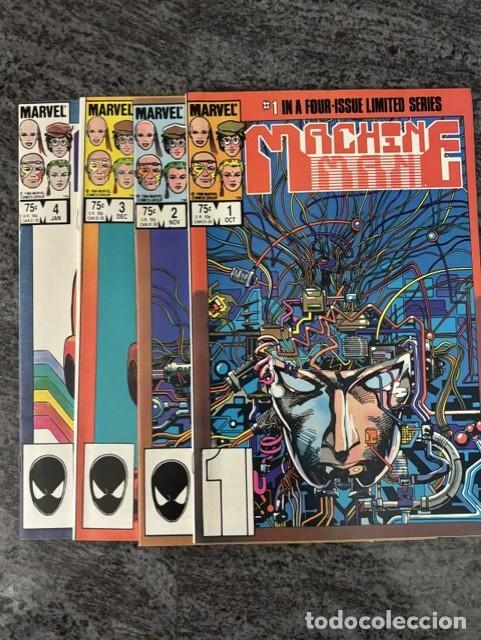 C&oacute;mics: MACHINE MAN MINISERIE COMPLETA 1-2-3-4 (OCT 1984-ENERO 1985). BARRY W SMITH . ORIGINAL MARVEL. NUEVO