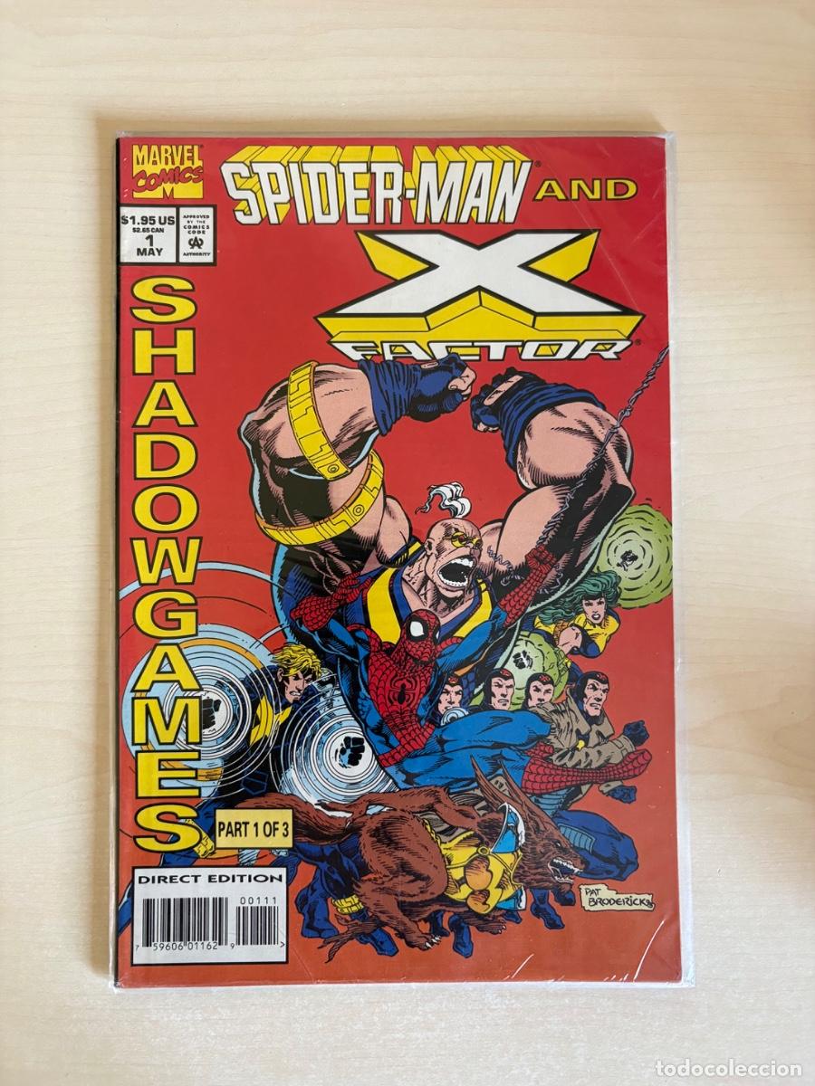 C&oacute;mics: Spider-Man and X-Factor: Shadowgames #1 (Marvel Comics USA, 1994) - Foto 1