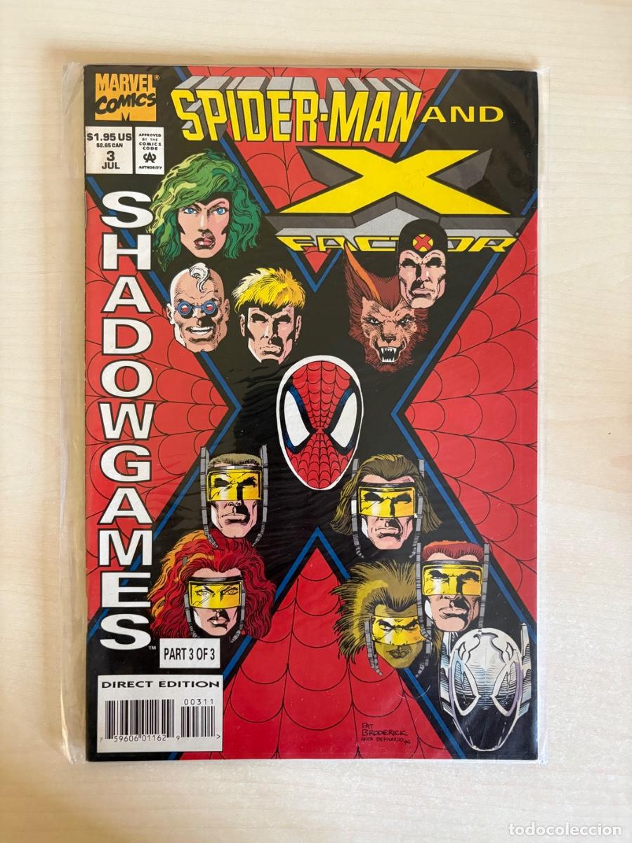 C&oacute;mics: Spider-Man and X-Factor: Shadowgames #3 (Marvel Comics USA, 1994)